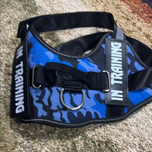 Dog Training Vest XXL Blue Camouflage Dog Harness Service Dog Training Dog NWT - Picture 5 of 7